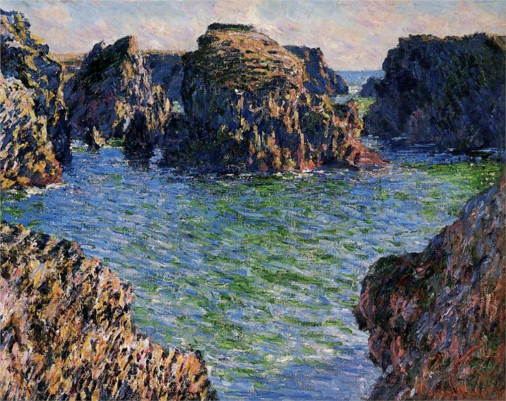 Coming into Port-Goulphar, Belle-Ile - Claude Monet Paintings